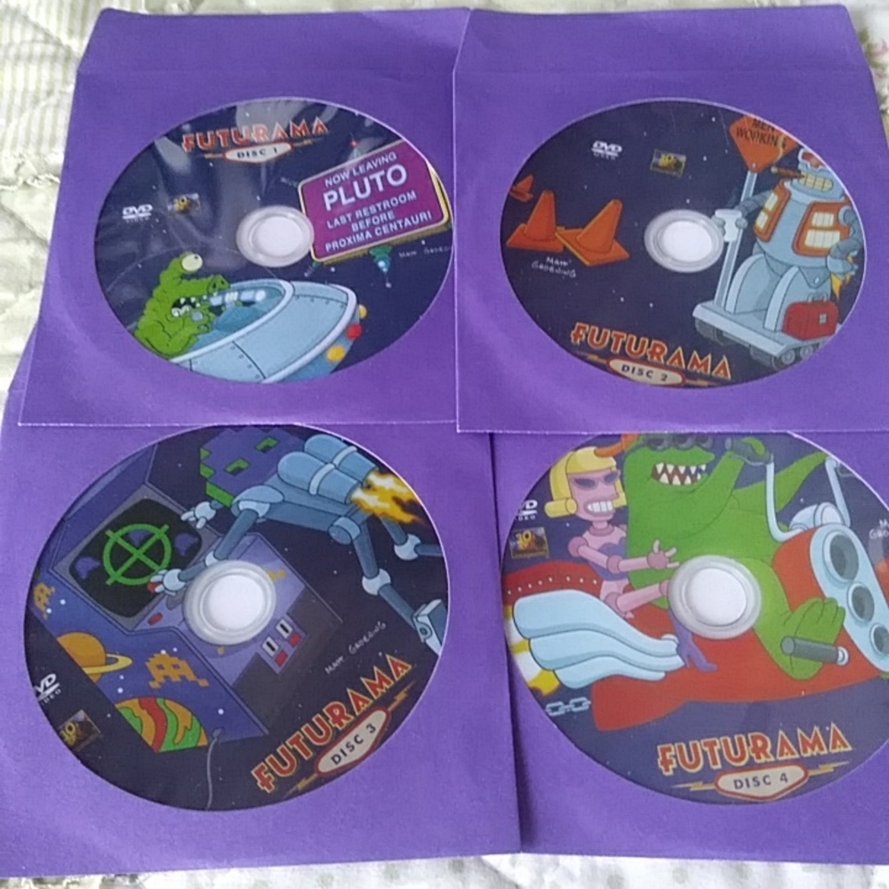 Futurama Volume 3 disc's